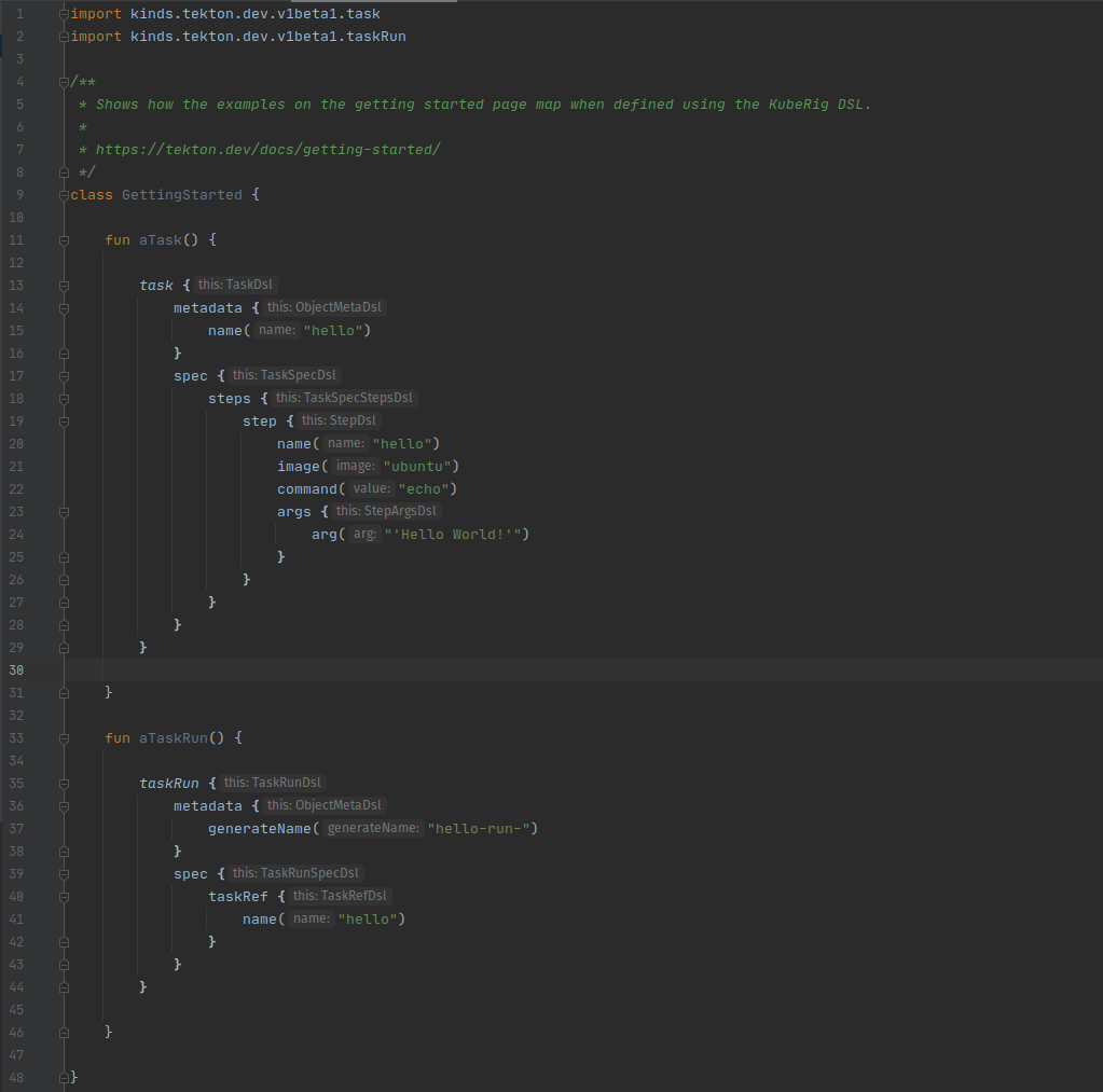 Result DSL usage example